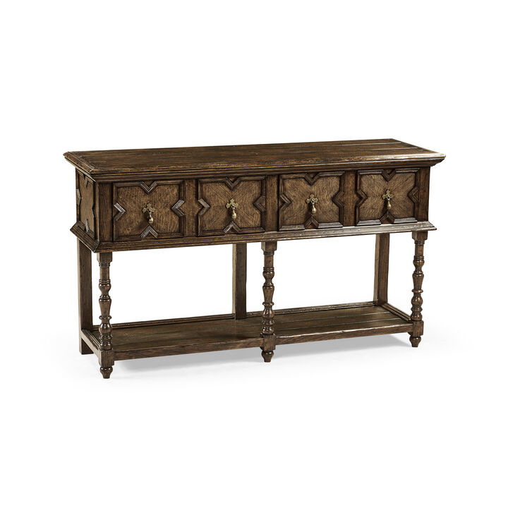 Tudor Style Dark Oak Buffet