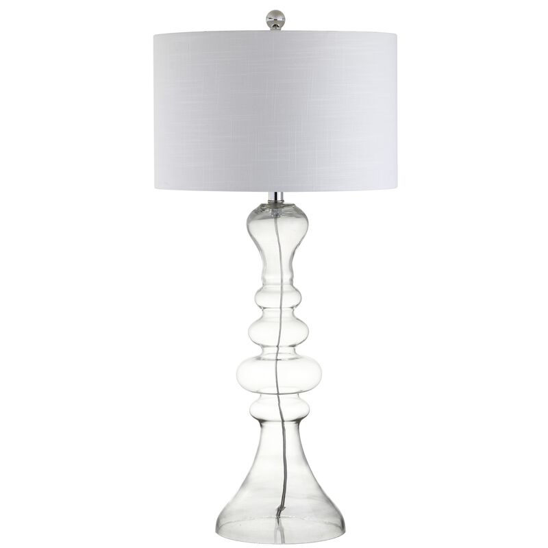 Madeline Curved Glass LED Table Lamp
