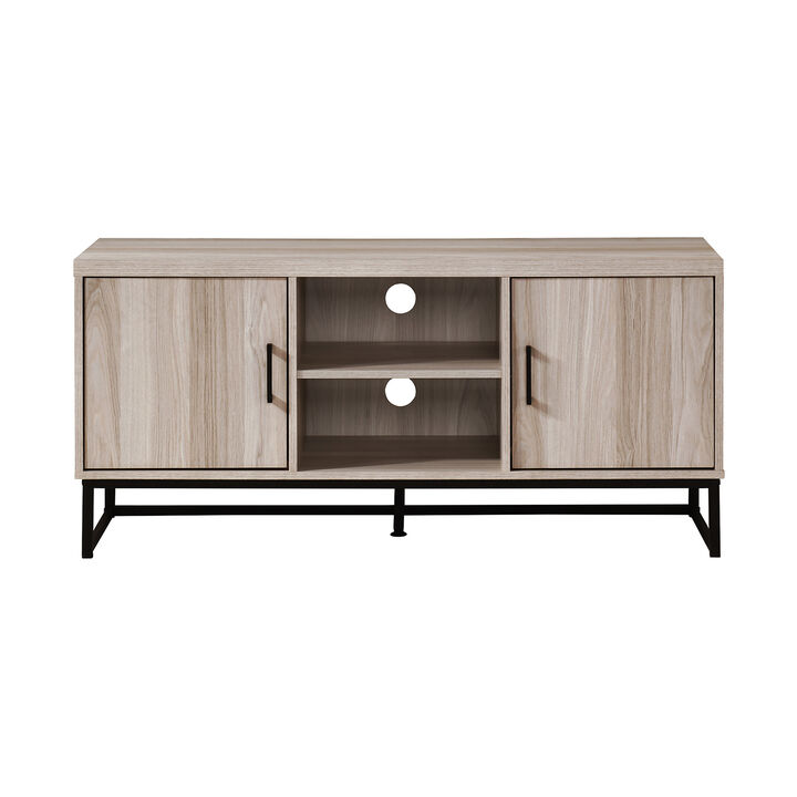 47 in. Wood TV Stand with 2 Storage Cabinets Fits TV's up to 50 in.