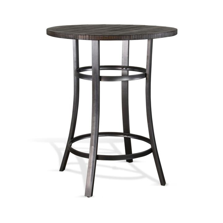 Sunny Designs Metal Frame Pub Table