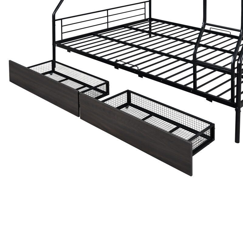 Merax Modern Metal Bunk Bed with 2 Beds