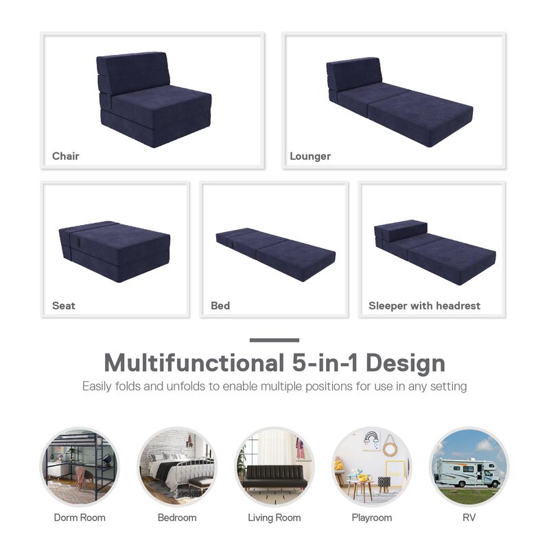 The Flower Modular Microfiber Chair and Lounger