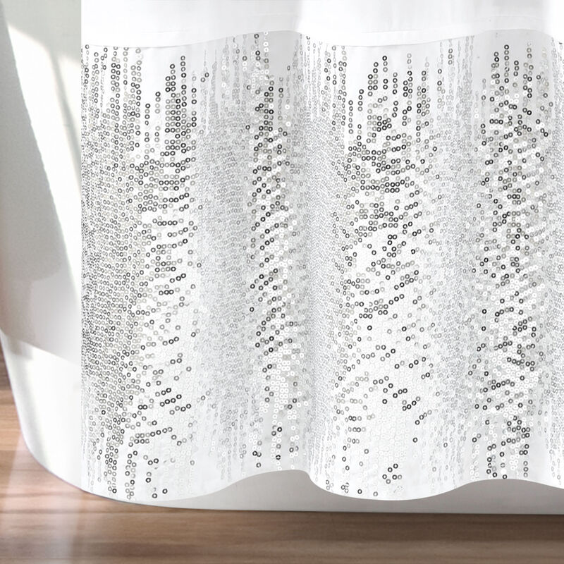 Shimmer Sequins Shower Curtain