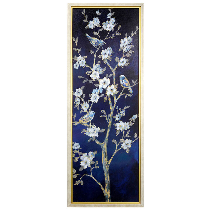 Indigo Spring II Framed Print