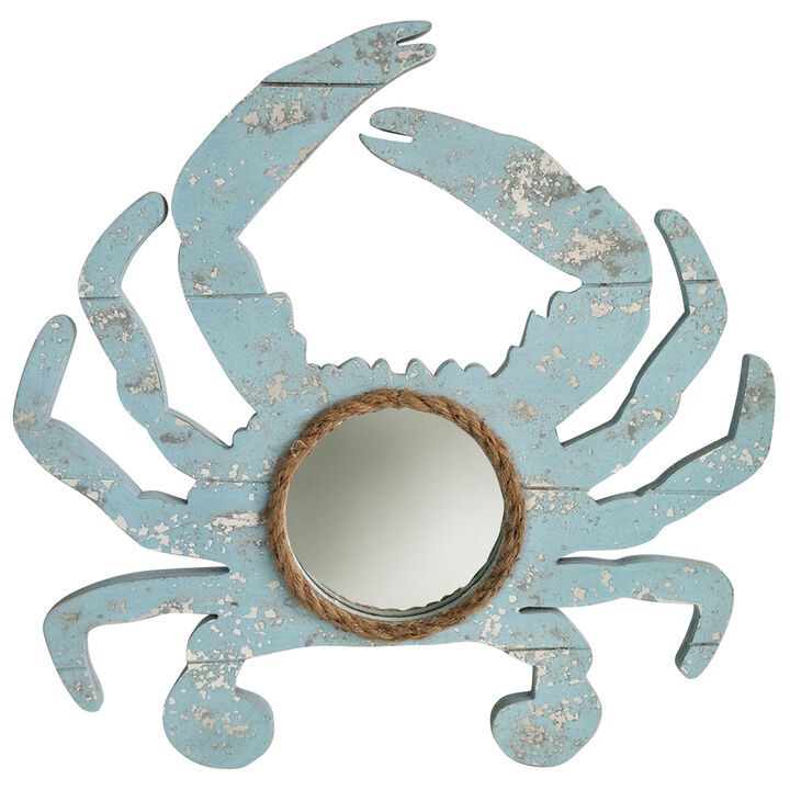 Weathered Crab Blue Mirror