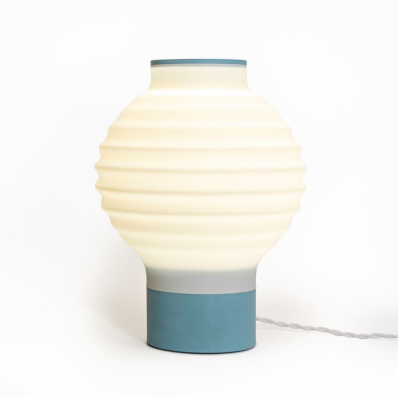 Asian Lantern Vintage Traditional Plant-Based PLA 3D Printed Dimmable LED Table Lamp