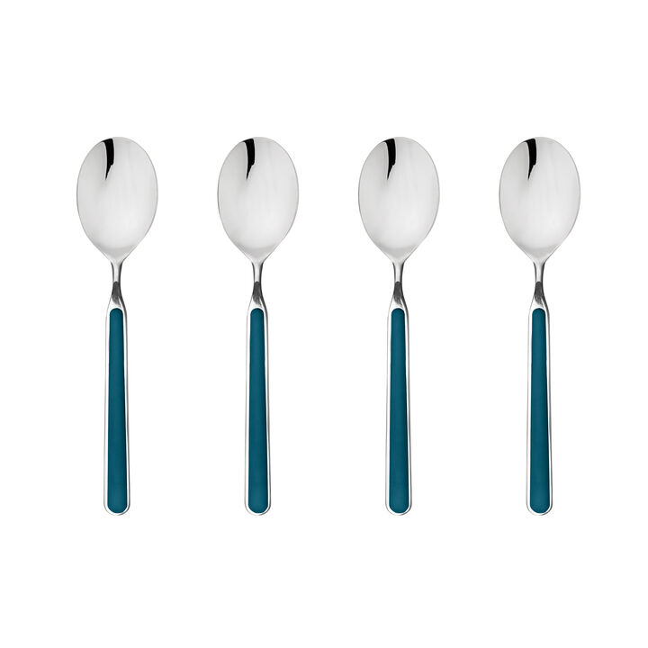 Fantasia 4-Piece American Coffee Spoon Set in Blue