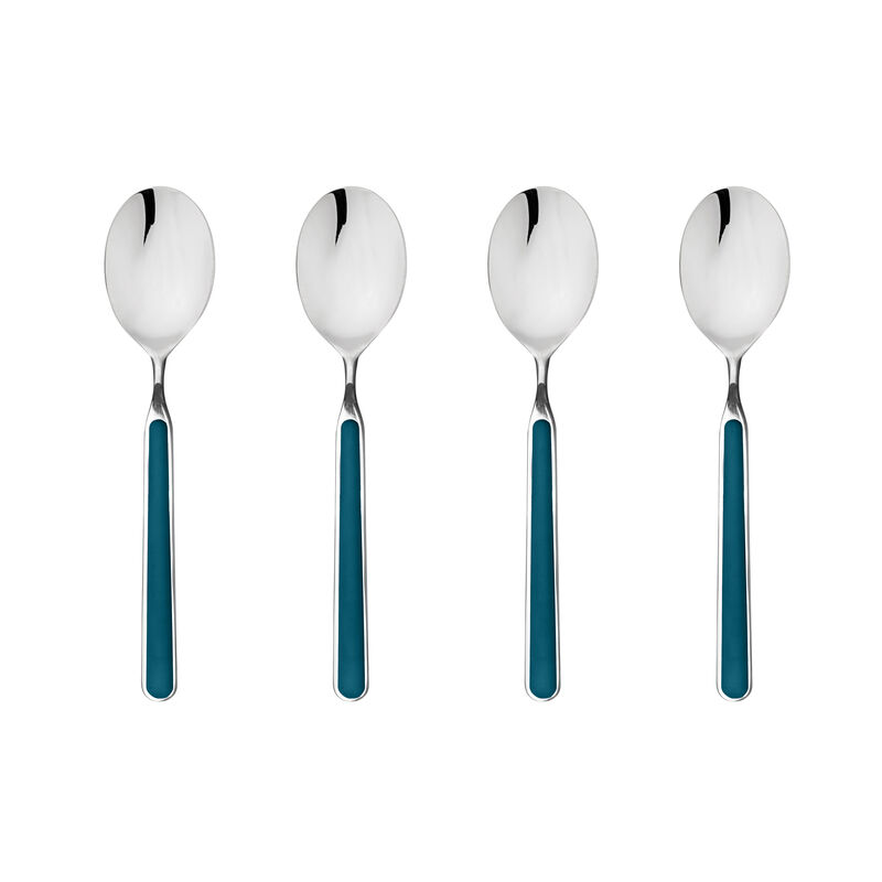 Fantasia 4-Piece American Coffee Spoon Set in Mustard