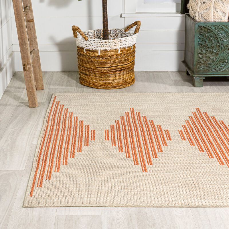 Vinales Diamond Stripe Indoor/Outdoor Area Rug