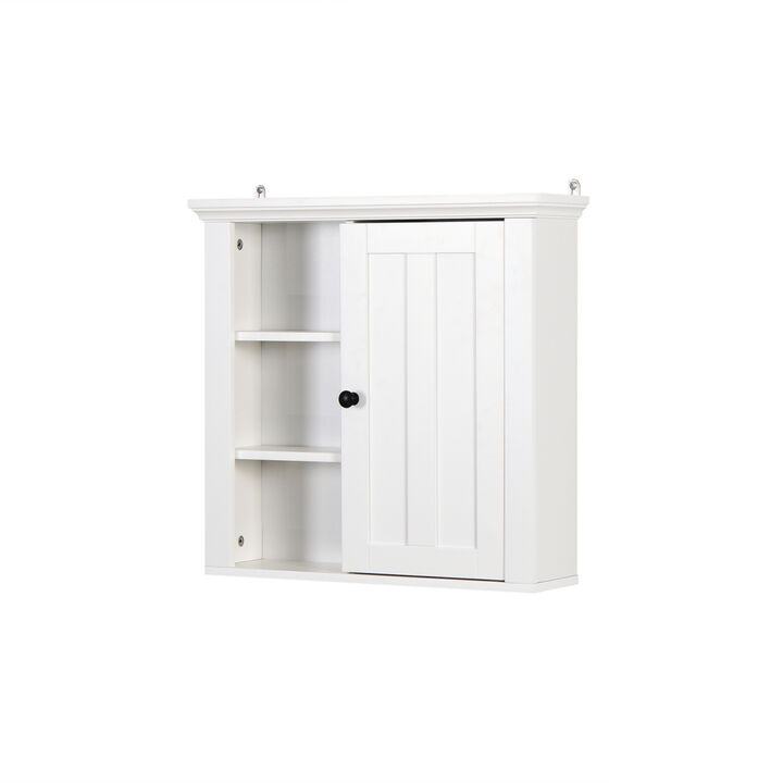 Bathroom Wooden Wall Cabinet With A Door 20.86x5.71 X 20 Inch