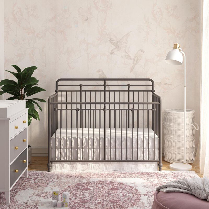 Monarch Hill Hawken Metal 3 in 1 Convertible Crib