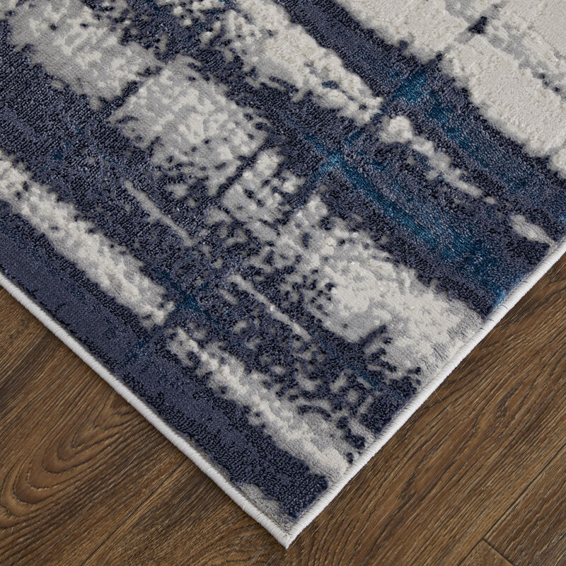 Indio 39GZF Ivory/Blue/Gray 2'10" x 7'10" Rug