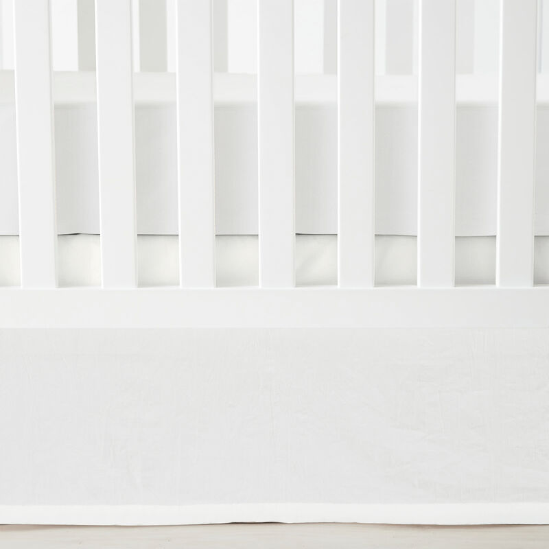 Ravello Pintuck Embellished Soft Baby/Toddler White 3Pc Bedding Set