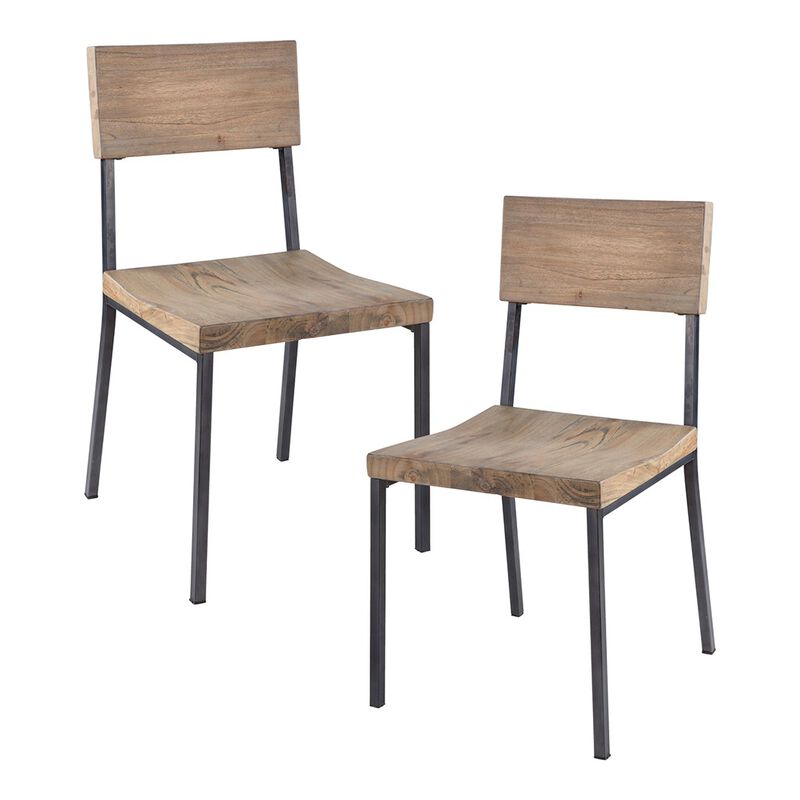 Gracie Mills Arlene Set of 2 Contemporary Dining Chairs