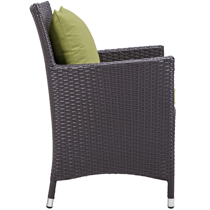 East End Imports  Sojourn Outdoor Patio Armchair- Espresso Peridot