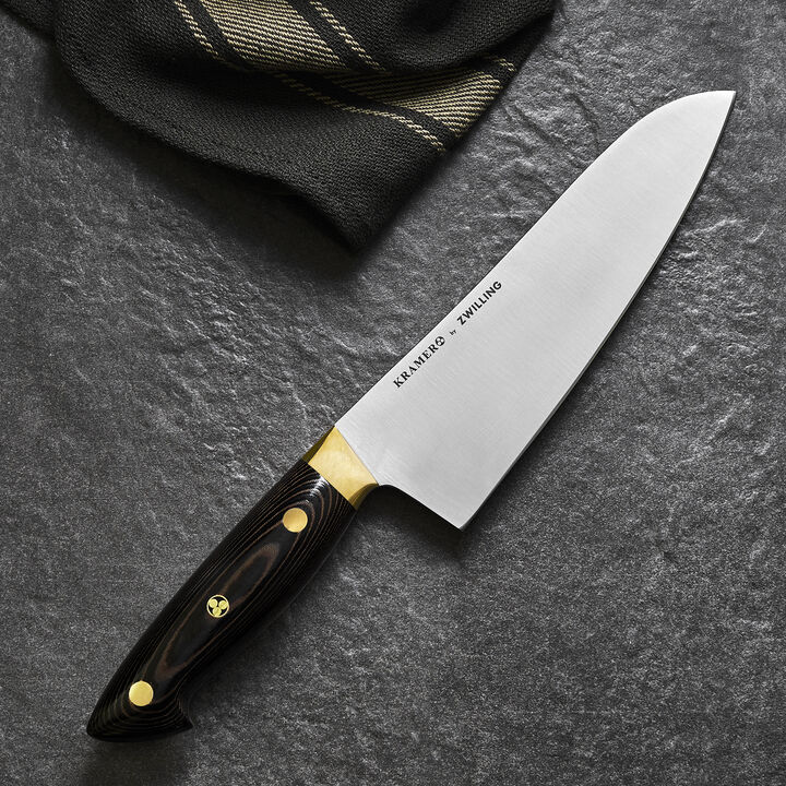 KRAMER by ZWILLING EUROLINE Carbon Collection 2.0 7-inch Santoku Knife