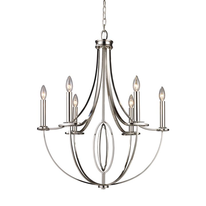 Dione 25'' Wide 6-Light Chandelier