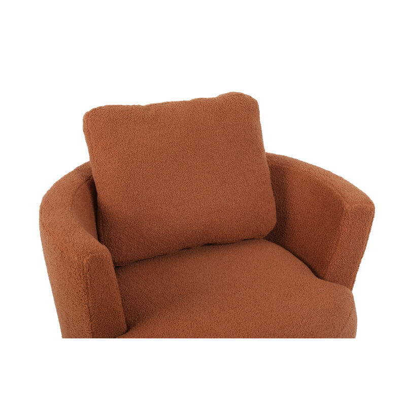 Swivel Barrel Chair for Living Room or Bedroom