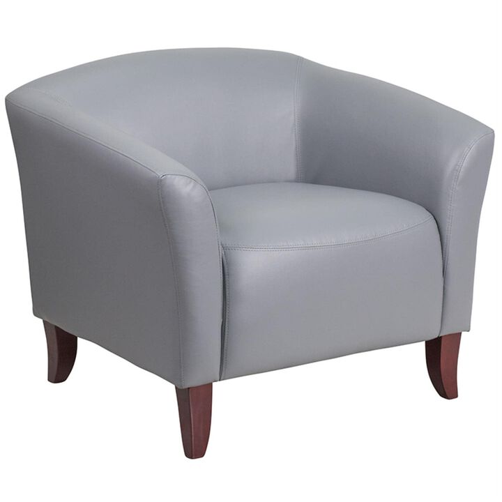 Flash Furniture HERCULES Imperial Series Gray LeatherSoft Chair