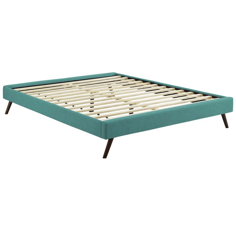 Modway - Loryn Full Fabric Bed Frame with Round Splayed Legs