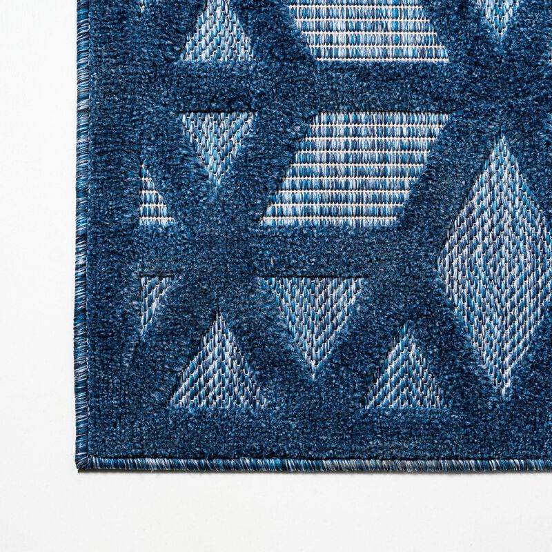 Talaia Neutral Geometric Indoor/Outdoor Area Rug