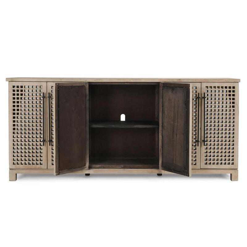 Belen Kox Geometric Reclaimed Wood Sideboard, Belen Kox