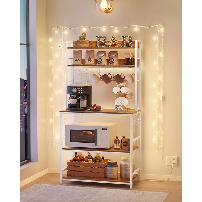 Bakers Rack with Power Outlet