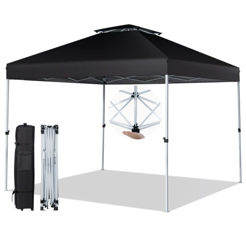 Pop-up Canopy Tent with Wheeled Carry Bag