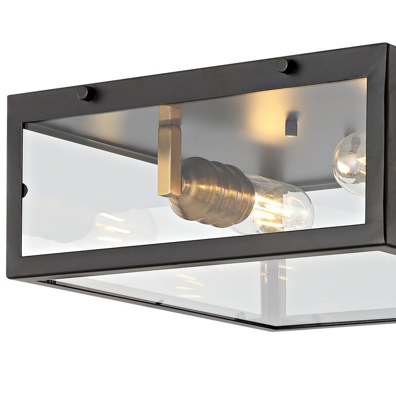 Grayson Metal/Glass LED Flush Mount