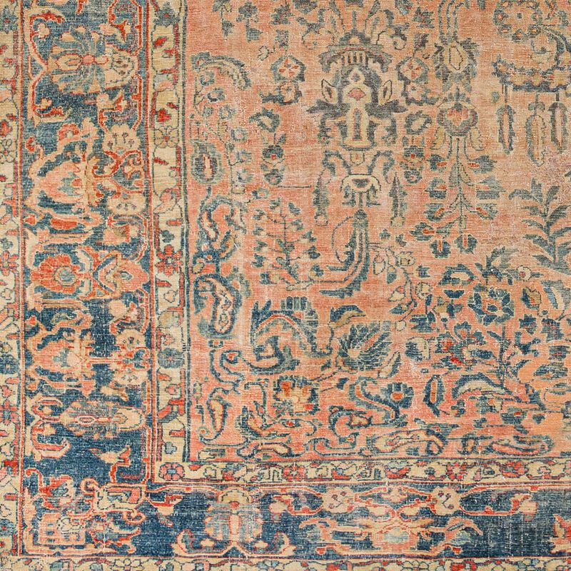 District Loom Antique Persian Malayer Area Rug-Hill