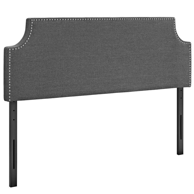 Modway - Laura King Upholstered Fabric Headboard Gray