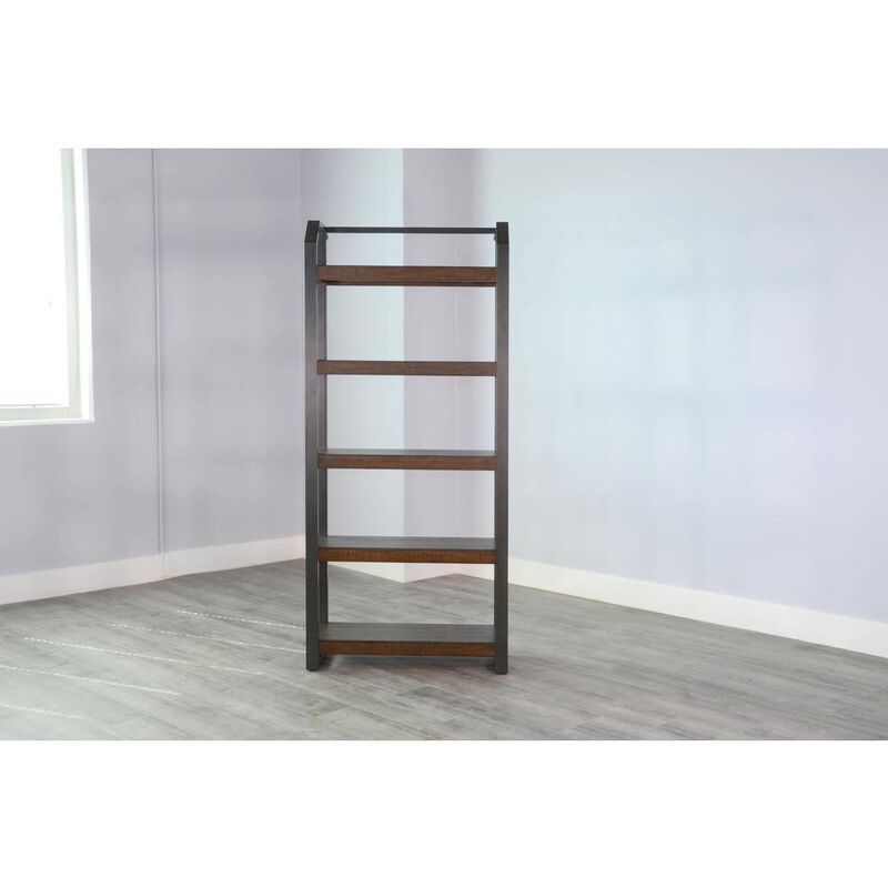 Sunny Designs Homestead Metal Frame Bookcase