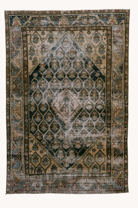 District Loom Vintage Malayer scatter rug-Dune