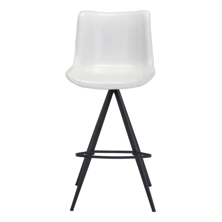 Belen Kox Aki Bar Chair (Set of 2), White & Black, Belen Kox