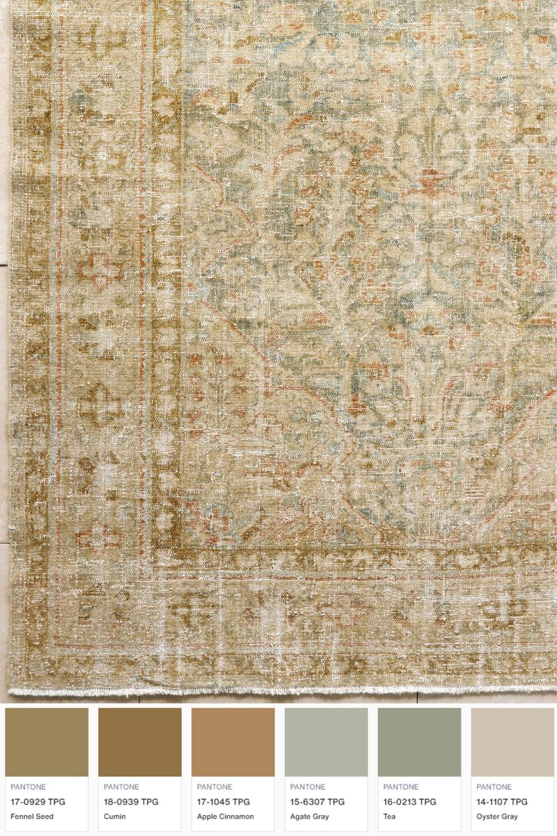 District Loom Vintage Persian Mahal gallery rug (wide runner)-Lennep