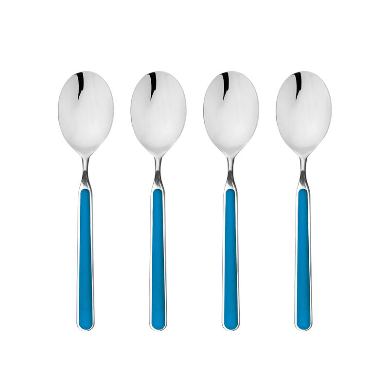 Fantasia 4-Piece American Coffee Spoon Set in Mustard