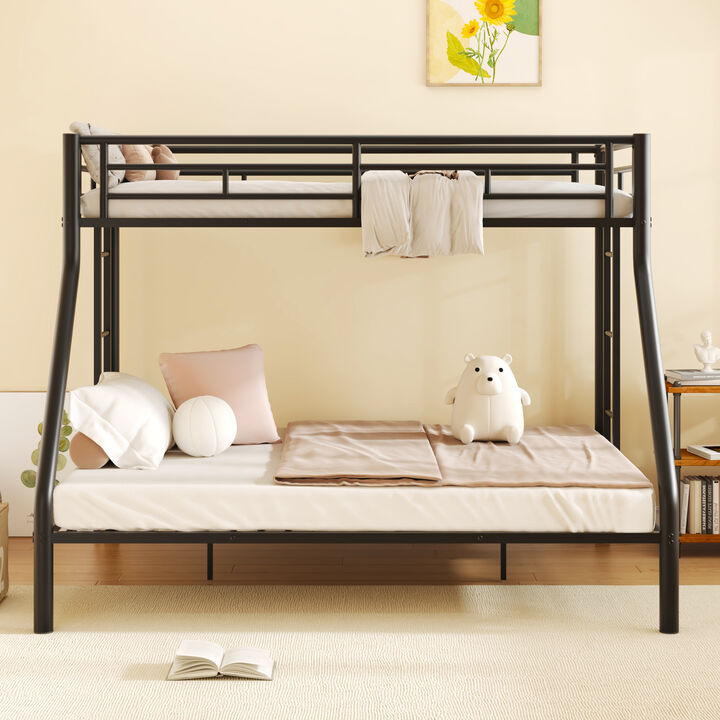 Merax Metal Bunk Bed with Ladders and Guardrails