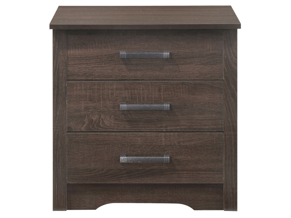 Hudson 3-Drawer Nightstand (23 in. H x 18 in. W x 22 in. D)
