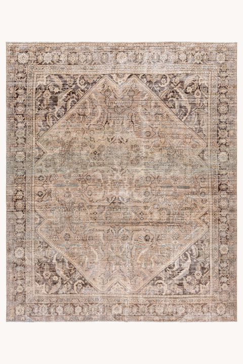 District Loom Antique Persian Mahal Area Rug- Ravalli