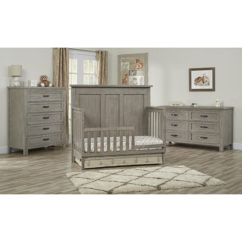 Soho Baby Hanover Crib Oak Gray