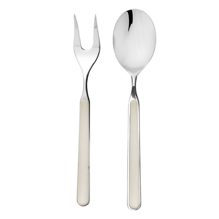 Fantasia 2-Piece Serving Set in Turtle Dove