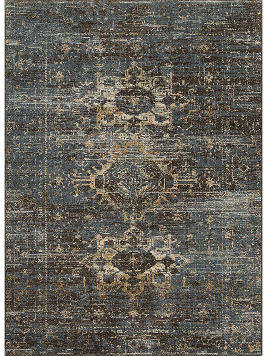 James JAE02 Midnight/Sunset 3'7" x 5'7" Rug by Magnolia Home by Joanna Gaines