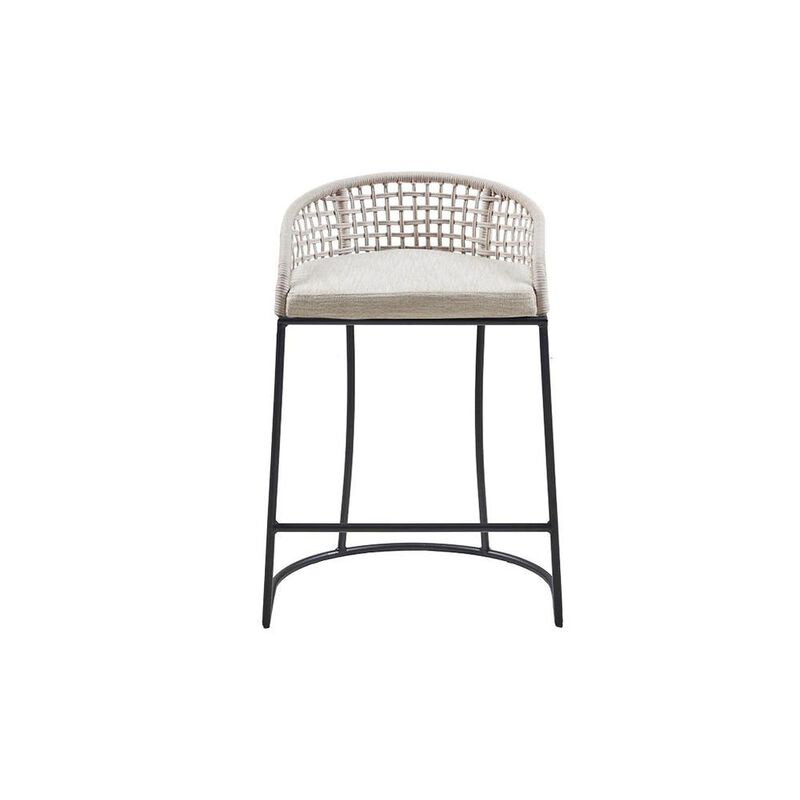 Belen Kox Hermosa Woven Low-Back Counter Stool, Belen Kox