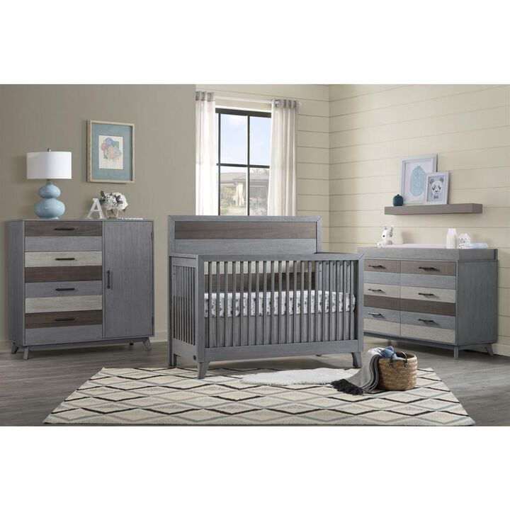 Soho Baby Cascade Chifferobe Multi Tone Gray