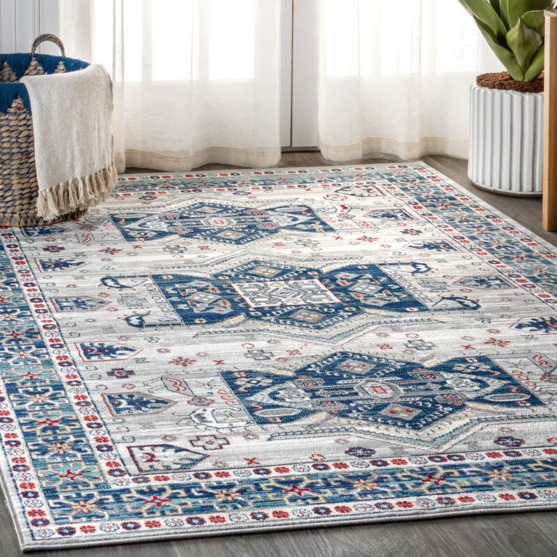 Kasbah Modern Persian Vintage Medallion Area Rug