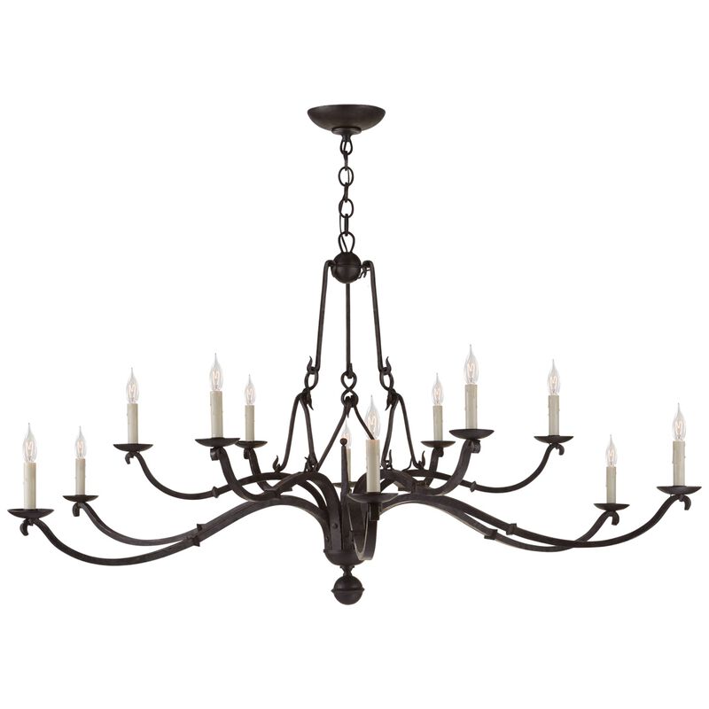 Allegra Lg 2-Tiered Chandelier