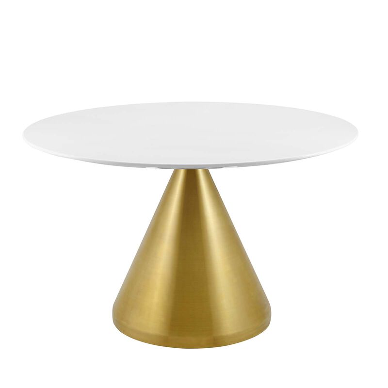 Modway - Tupelo 47" Dining Table Gold White
