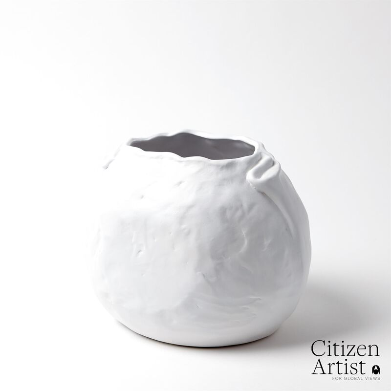 Petale Vase- White Small
