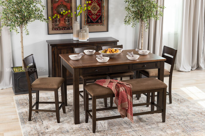 jerome's counter height dining set