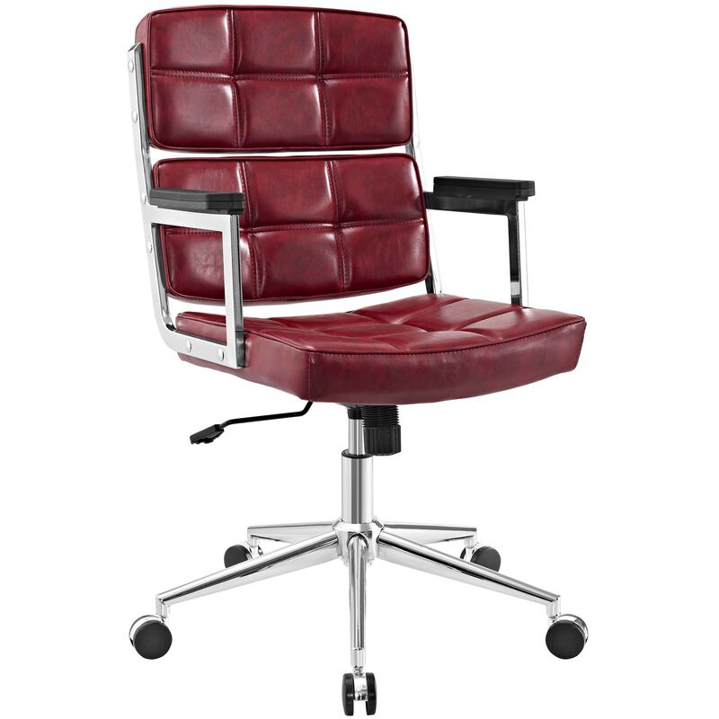 Modway Furniture - Portray Highback Upholstered Vinyl Office Chair